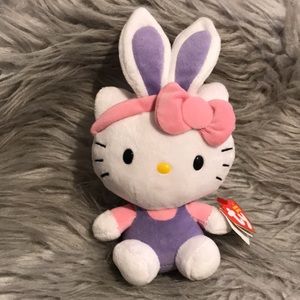 TY HELLO KITTY BUNNY PLUSH DOLL NEW 2013 Sanrio
